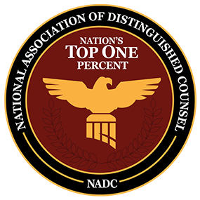 National Association of Distinguished Counsel Top One Percent